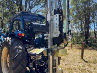 New El-Gra Series 89 75 Cell Hydraulic Percussion Post Driver