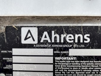 2 x Ahrens Field Bins