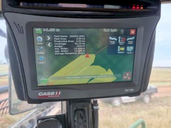Trimble fm750/cfx750 and ez steer 