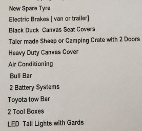 2002 Toyota Landcruiser Tipper Tray HDJ79R