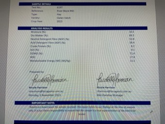 420 mt Oat & Vetch hay 