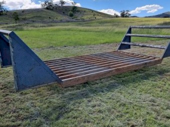 Cattle Grid Heavy Duty RHS Steel 35Tonne - suitable trucks & farm equipment - base 3.1m wide x 1.85m across