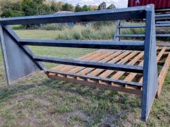 Cattle Grid Heavy Duty RHS Steel 35Tonne - suitable trucks & farm equipment - base 3.1m wide x 1.85m across