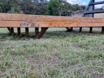 Cattle Grid Heavy Duty RHS Steel 35Tonne - suitable trucks & farm equipment - base 3.1m wide x 1.85m across