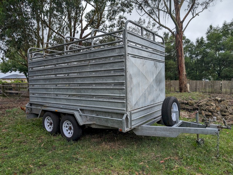 6x 12 Heavy Duty Stock Trailer. 2014 model. Manufactured by "Victorian Trailers" 1990GMV