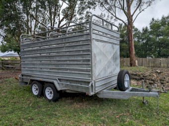 6x 12 Heavy Duty Stock Trailer. 2014 model. Manufactured by 