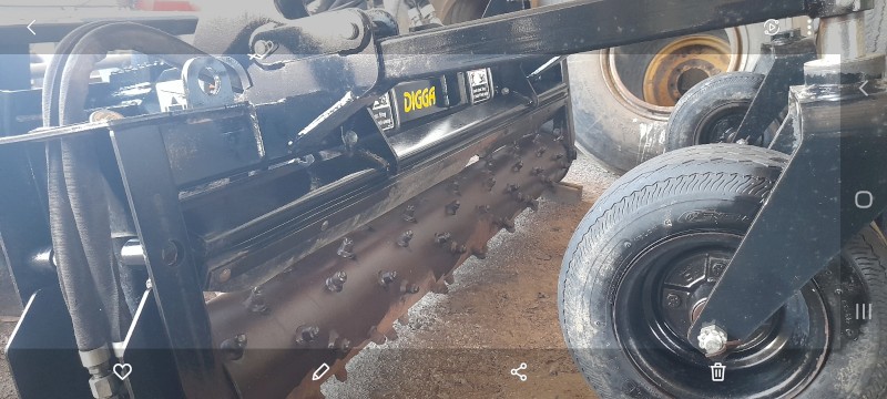 Digga Harley Rake MX8 Skid Steer attachment