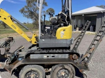 Wacker Neuson EZ17 , Plant trailer, Attatchments