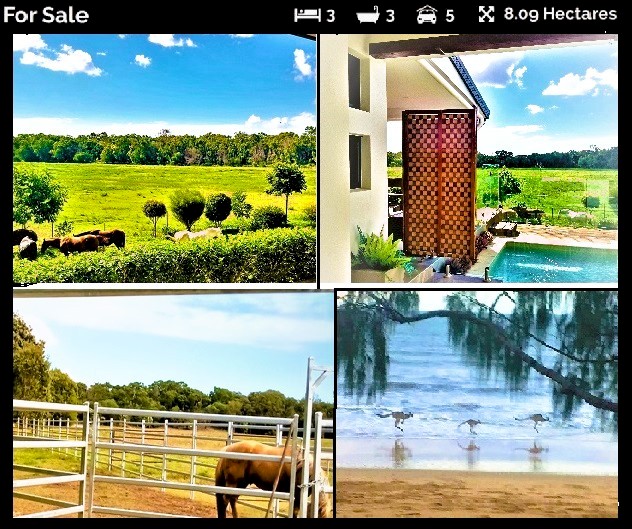 Dual living - 20 Acres - 600 metres to the Beach!