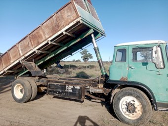 Bedford diesel tipper truck 