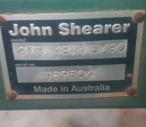 John Shearer 6/90 27 Run combine