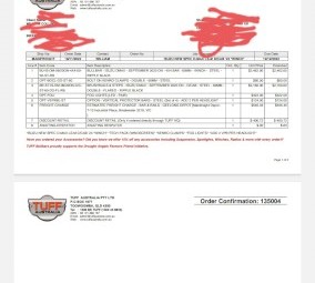 Tuff Bullbar , brush rails and side steps