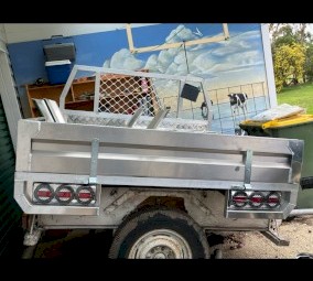 Aluminium dual cab ute tray