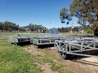 Paddock Roller Triple 12M (Hydraulic)