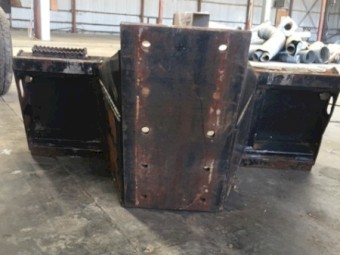 Posi Track Post Driver Hitch Plate