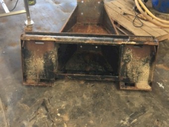 Posi Track Post Driver Hitch Plate