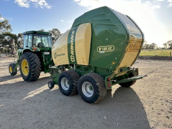 2017 Krone Comprima V180xc Round Baler
