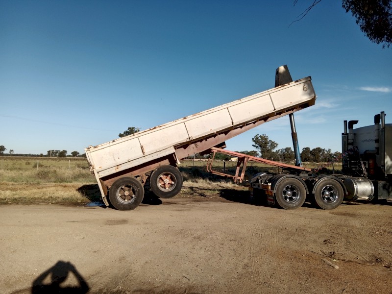 25ft tipper trailer 