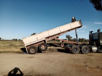 25ft tipper trailer 