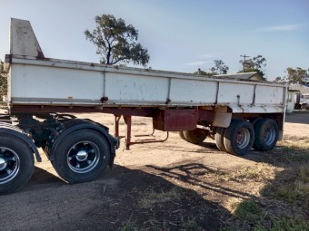 25ft tipper trailer 