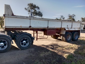 25ft tipper trailer 