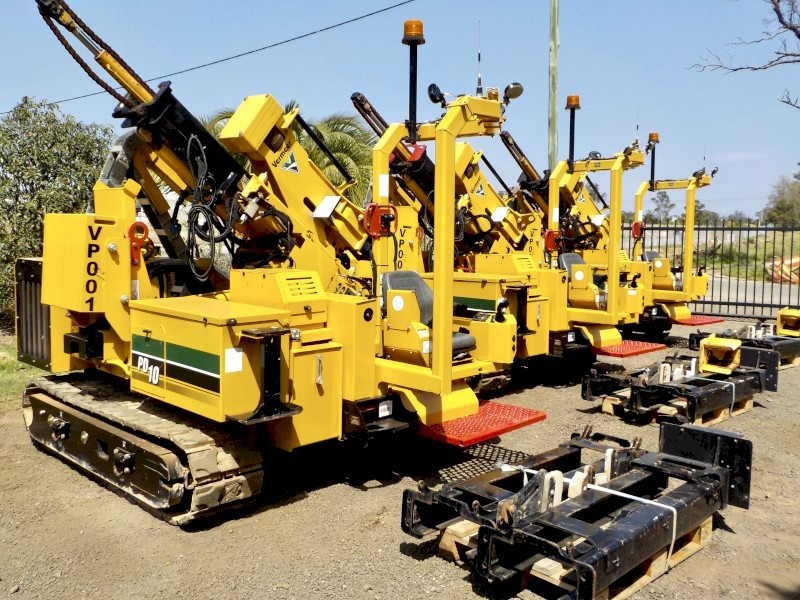 2019 VERMEER PD10 TRACKED PILE DRIVER/PIER DRIVER/POST DRIVER/POST RAMMER
