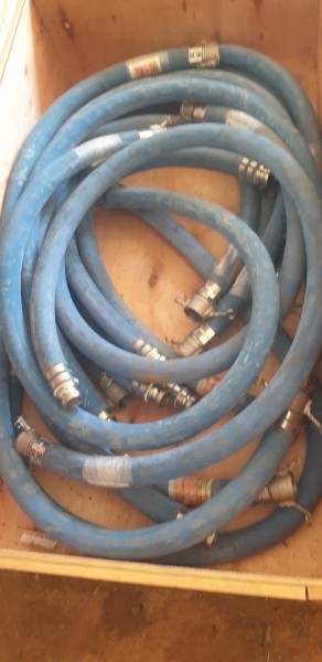 2 inch by 3 metre rubber hose assemblies