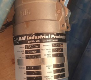 2 inch by 3 metre rubber hose assemblies