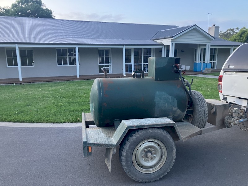 Diesel fuel Trailer.