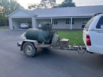 Diesel fuel Trailer.