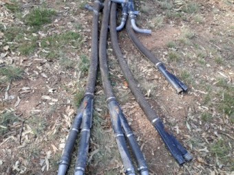 Horwood Bagshaw 4 wheel tow behind airseeder cart