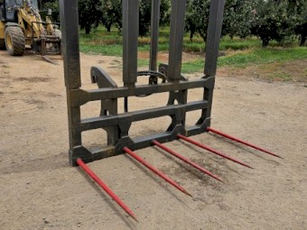 950mm Wheel loader HAYFORKS 5 Spear with hydraulic lifting hurdle