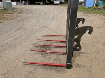 950mm Wheel loader HAYFORKS 5 Spear with hydraulic lifting hurdle