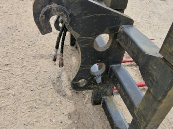 950mm Wheel loader HAYFORKS 5 Spear with hydraulic lifting hurdle