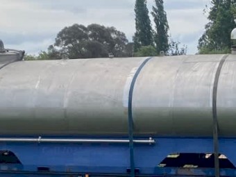 12,000 litre Stainless Steel water cartage tank