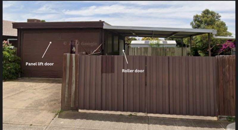 Shed with two separate sections for sale