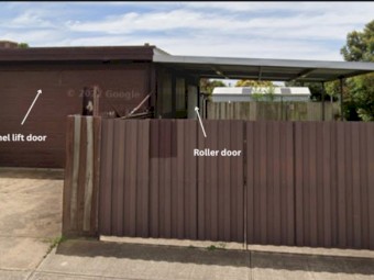 Shed with two separate sections for sale