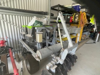 Green Pro GP 1200 six in one seeder, used once year 2021