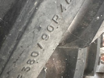 New Michelin 380/90R46 VF Spray Bib Rims & Tyres x 4  