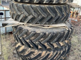 New 480/80R42 Michelin VF Spray Bib Tyres & Rims x 4