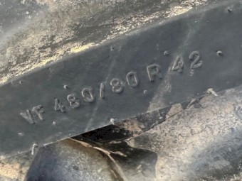 New 480/80R42 Michelin VF Spray Bib Tyres & Rims x 4