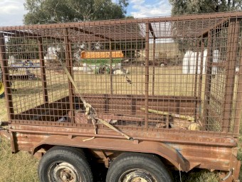 8 x 5 Box Trailer and Crate