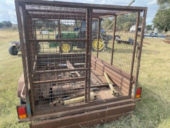 8 x 5 Box Trailer and Crate