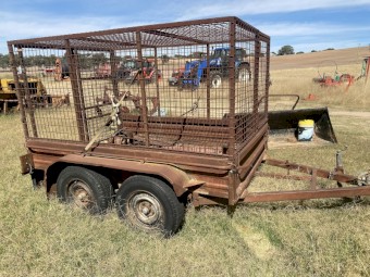8 x 5 Box Trailer and Crate