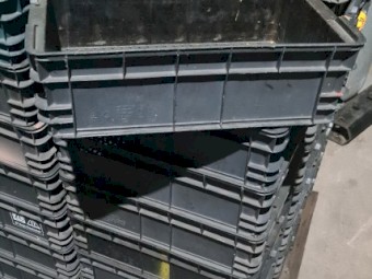 400 x Heavy Duty Plastic Storage Stackable Crate Container Nally 26 Litre 