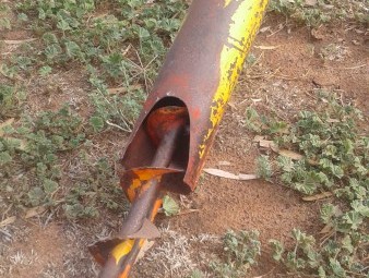 Mobilco 4 inch Pencil Auger 20ft