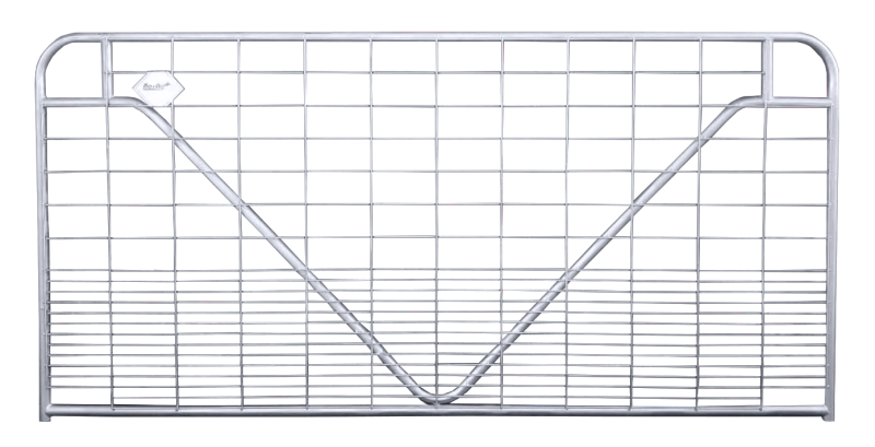 GRADUATED MESH GATE 6FT V-STAY - (1800mm) - Farm/Garden/Access Gate