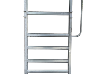 SLIDING GATE WITH COMBINATION OVAL RAILS (60X30)