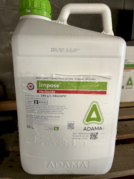 Impose (Imazapic) herbicide 10ltr drums 