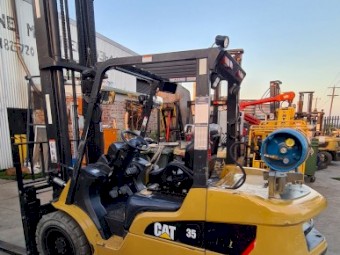 Forklift Caterpillar CAT 3.5T 2014 Reverse/Front Camera Load Cell Indi